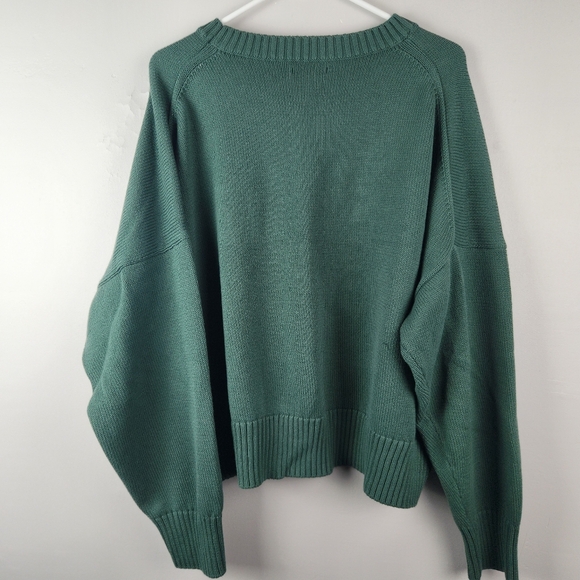 Quince Organic Cotton Green Sweater XL - Picture 2 of 4